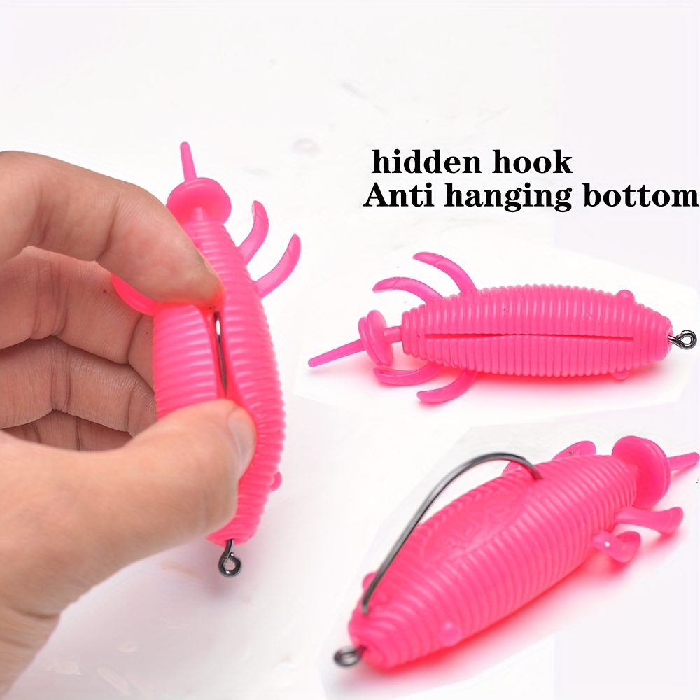 Soft Bait Soft Silicon Worm Floating Water Bait Angle Lure - Temu