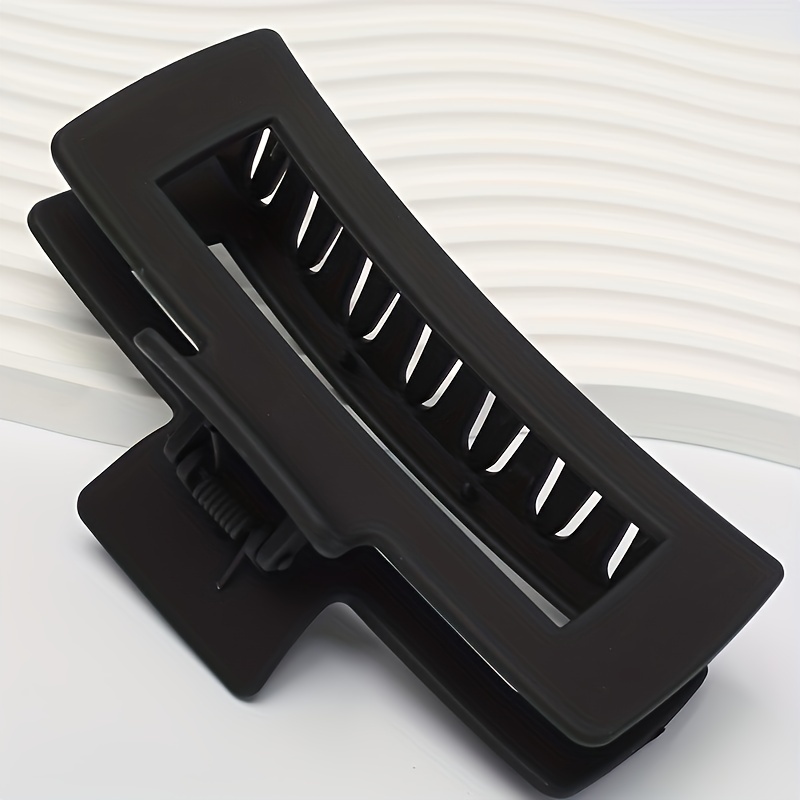 Large Shark Claw Rectangle Hair Claw Matte Hair Clip