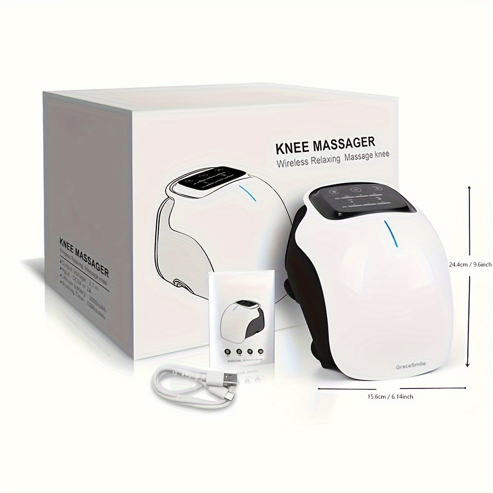 Electric Knee Massager Machine with Heat & Vibration