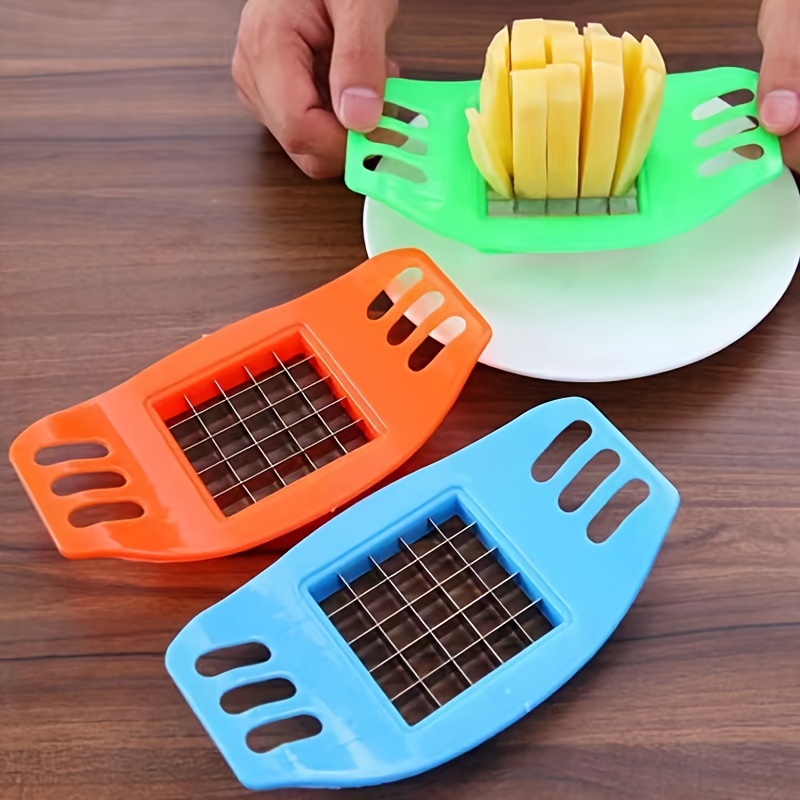 1pc Creative Potato Cutter, Color Random, Vegetable Slicer French Fry Maker