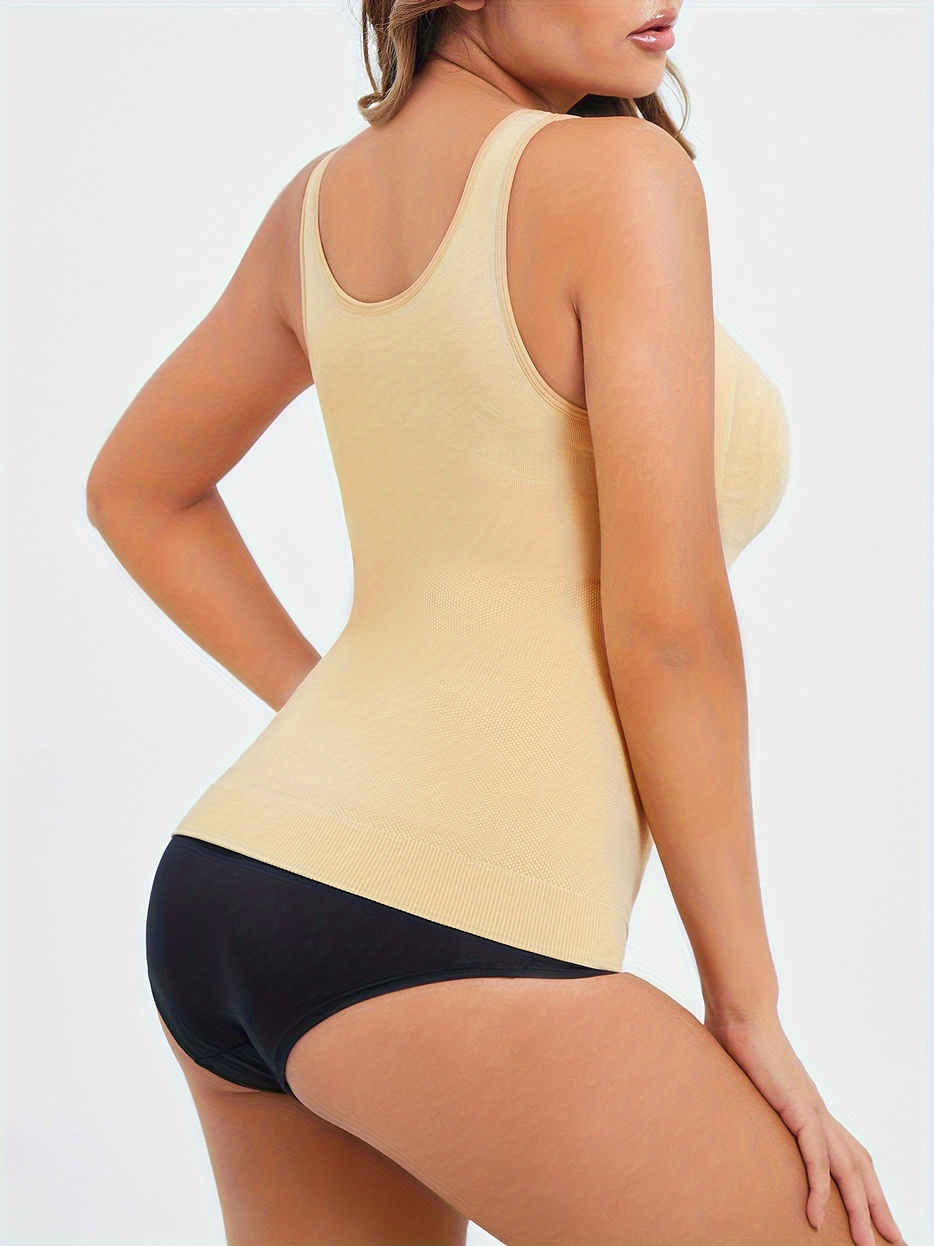 Seamless Shaping Tank Tops Sleeveless Tummy Control Slimmer - Temu