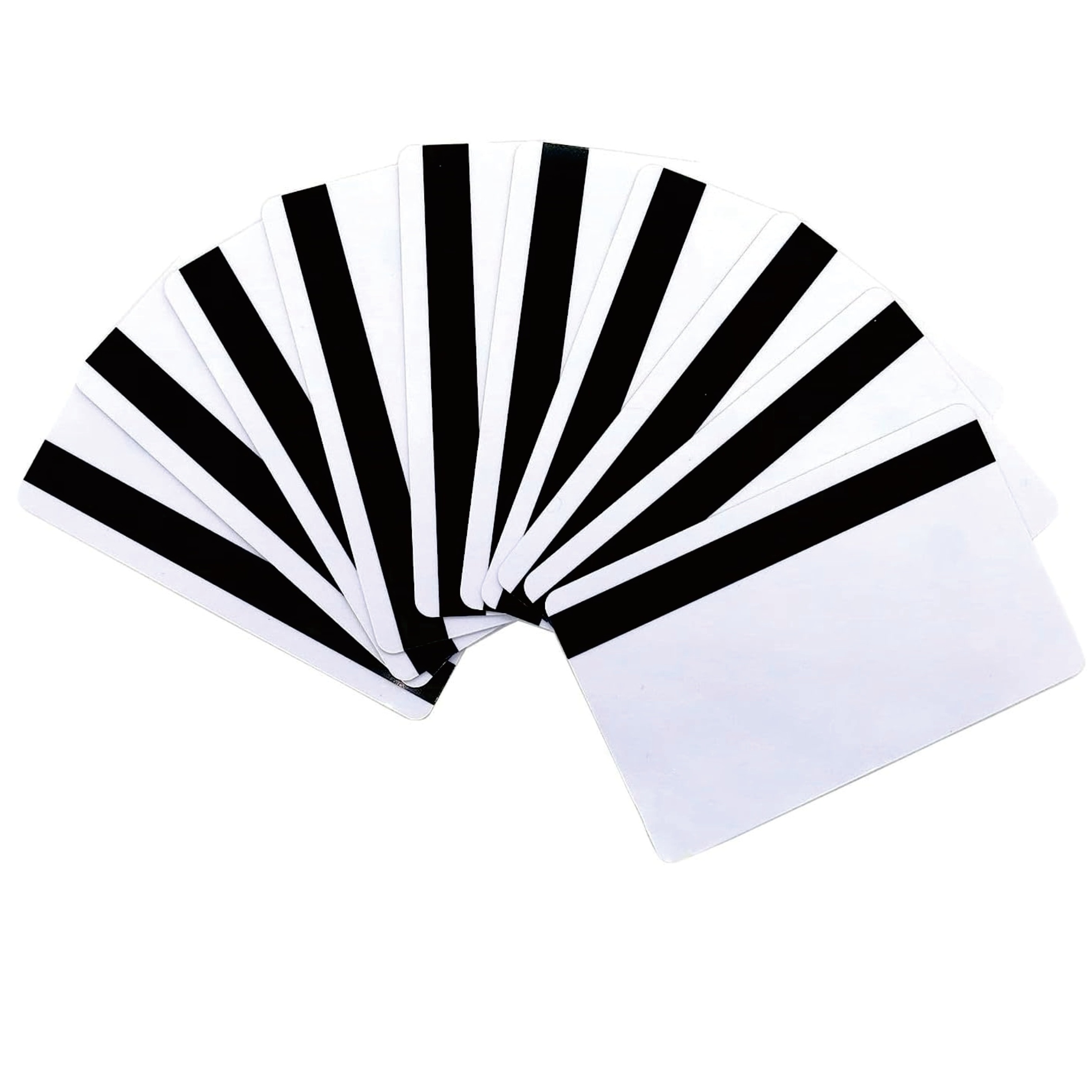100 carte bianche bianche in PVC di alta qualità, per stampanti di carte  d'identità Zebra