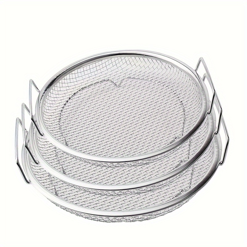 Crisping Basket Air Fry Crisper Basket Non stick Round - Temu