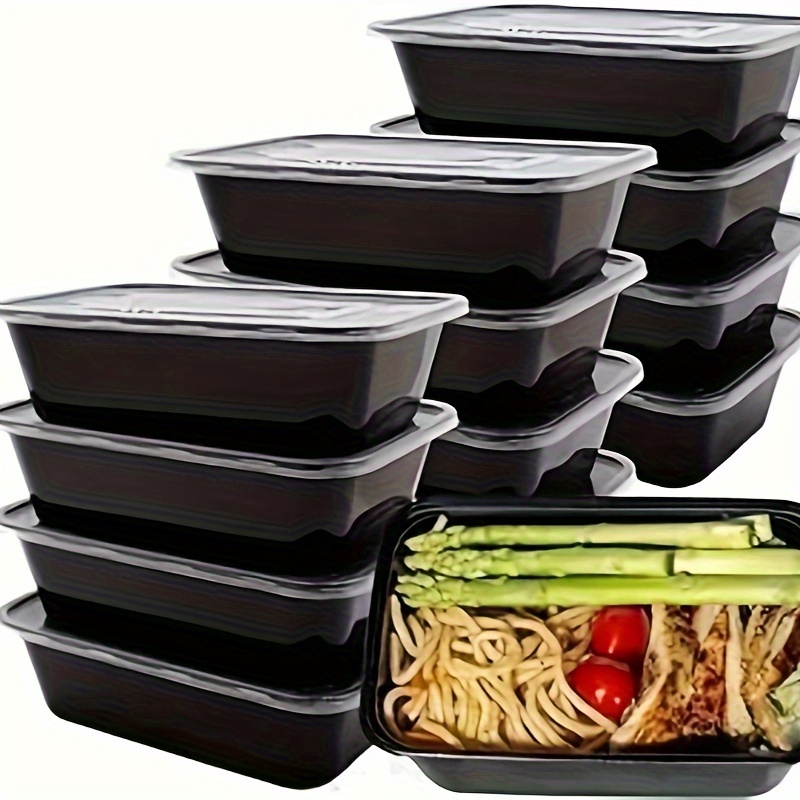 Reli. Meal Prep Container Bowls, 32 oz. | 45 Pack | Reusable 32 oz Meal  Prep Bowls/Food Containers | Microwavable Bowls with Lids, Black Food  Storage