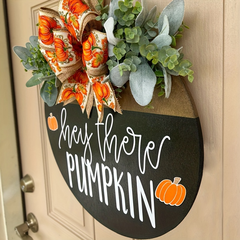 : Fall Football Decoration Fall Football Wooden Door Sign Wreath  Sign Fall Hanging Sign Door Hanger Fall Wood Hanging Decoration Fall  Decorative Sign for Autumn Harvest Thanksgiving Decor : Home &