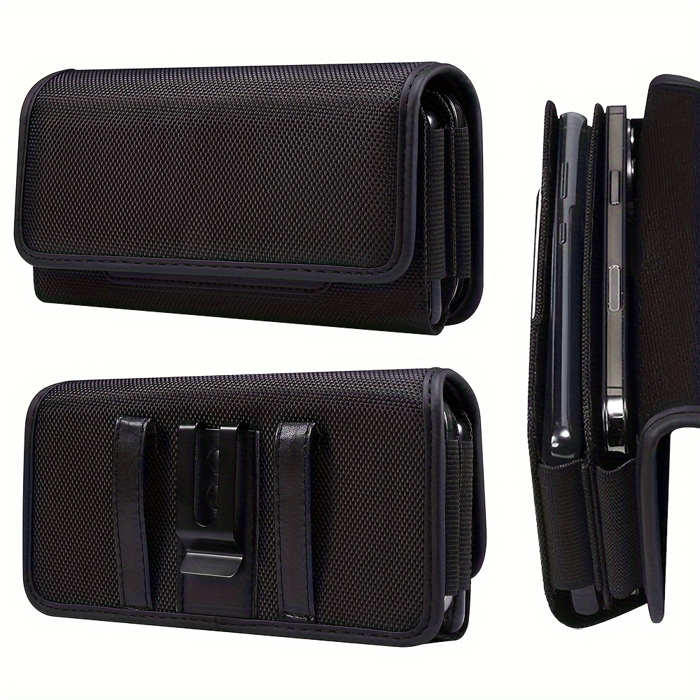 

Nylon Cell Phone Belt Clip, Universal Pouch, Large Phone Wallet Card Holder