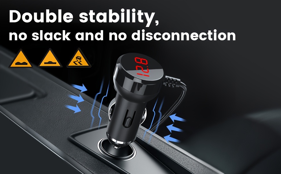 socket car charger with led voltage   usb   car plug lighter fasting charging adapter   all car devices details 1