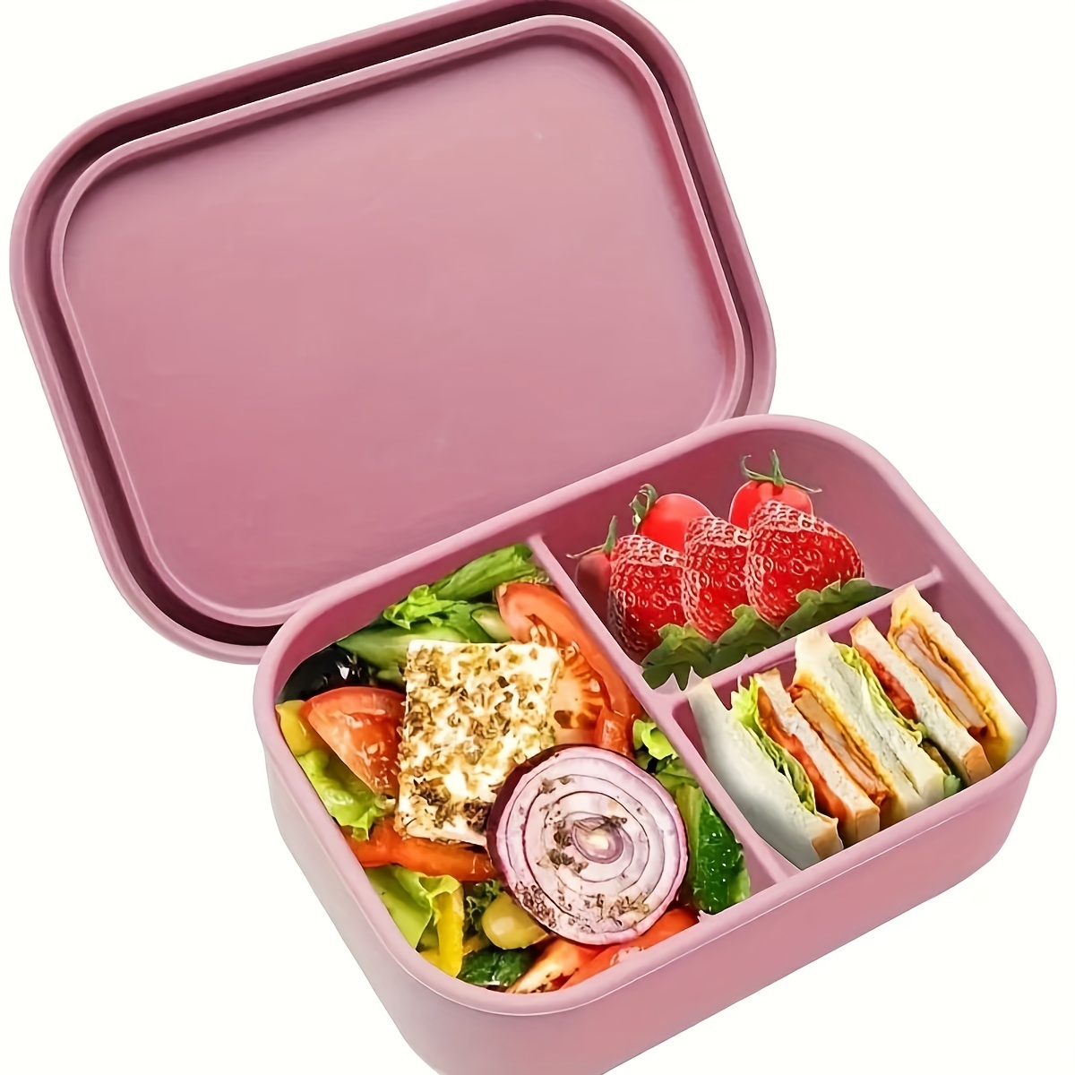 Leakproof Silicone Insulated Lunch Box For Office Workers - Temu