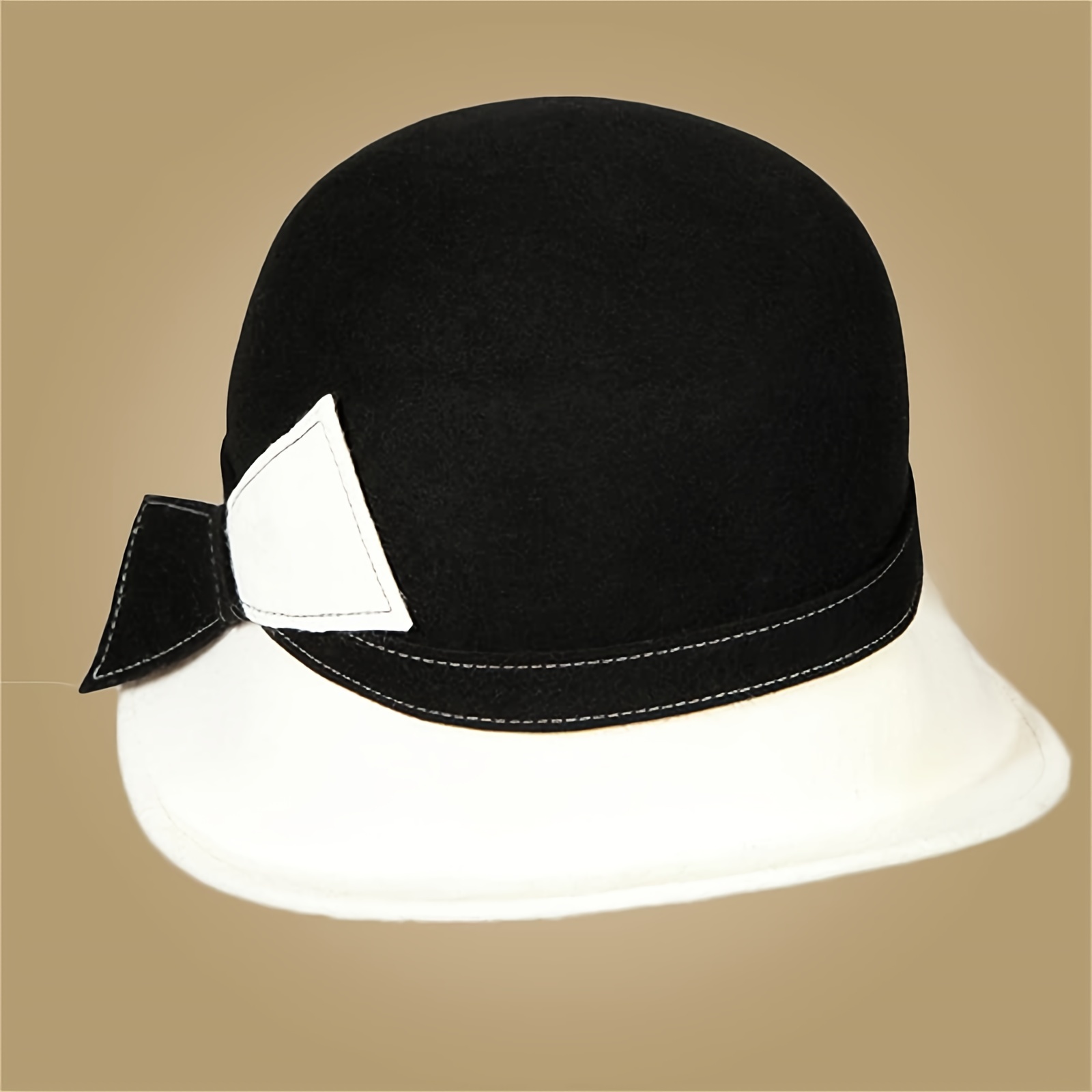 Bow White Bucket Hat Elegant French Style Women Outdoor - Temu Canada