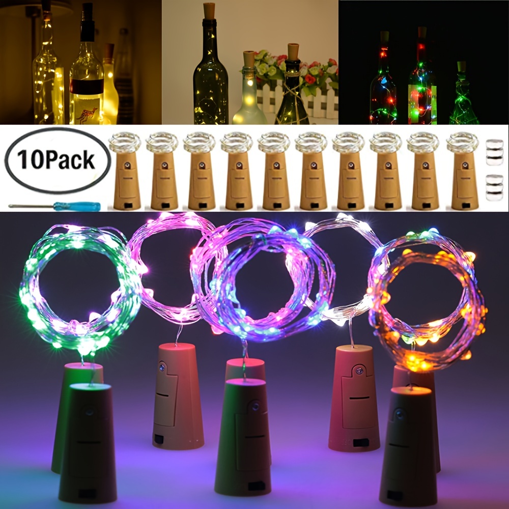 LED Wine Bottle Lamp Set