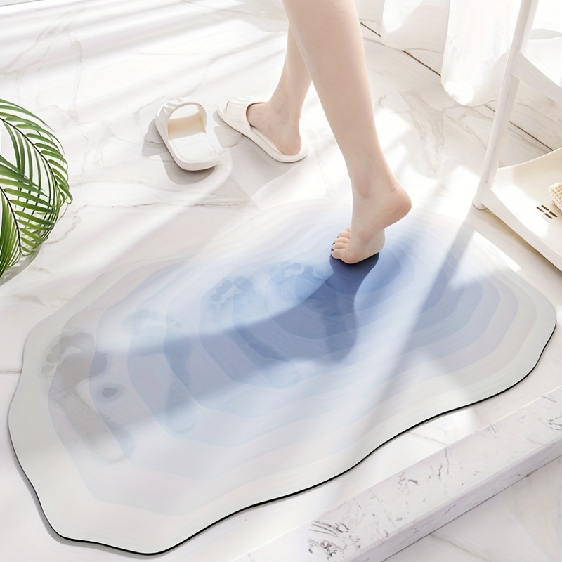 Soft Diatom Mud Mat, Water Absorption Quick-drying Floor Mat
