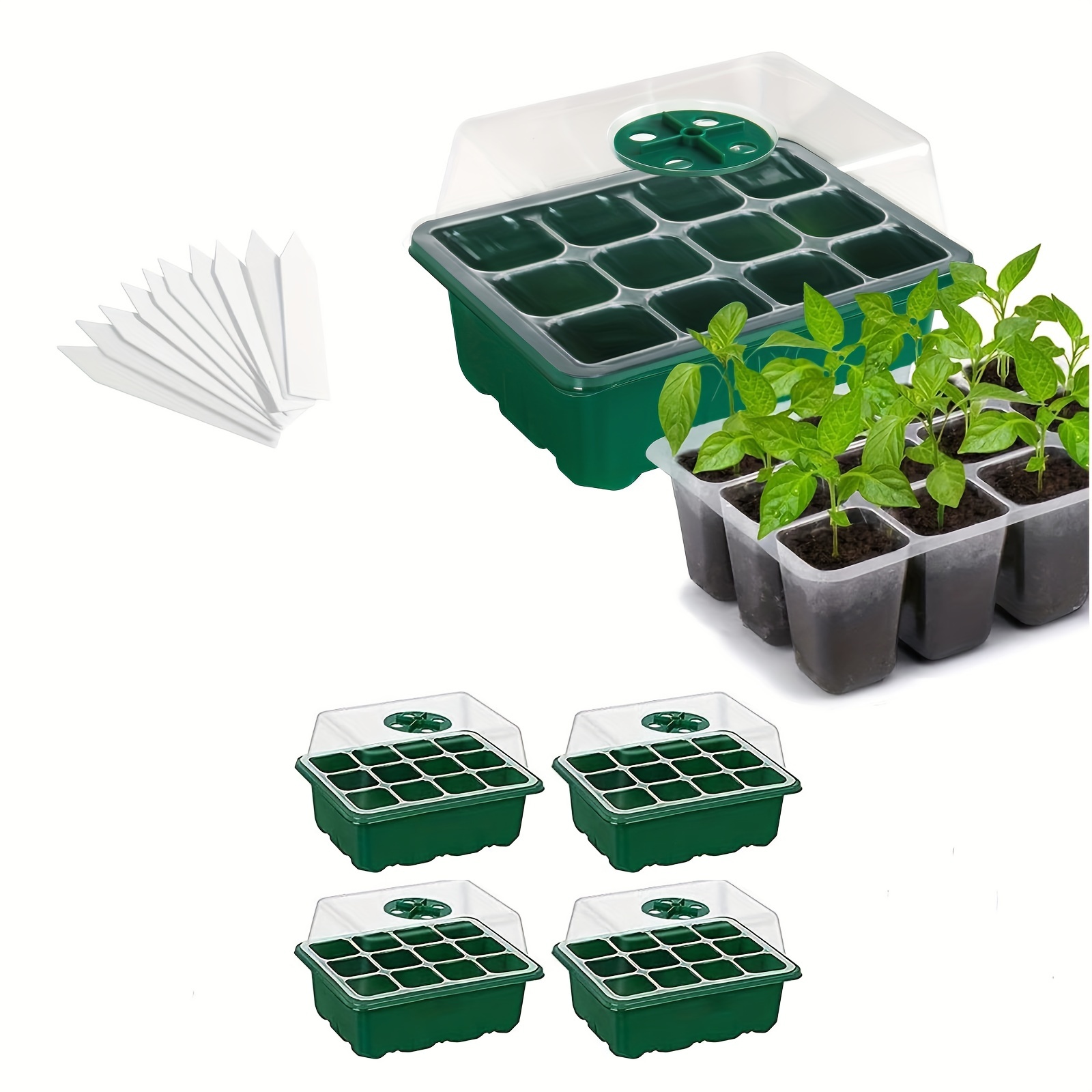 Hanaoyo Reusable Seed Starter Tray, 1 PCS Seed Starter Kit with