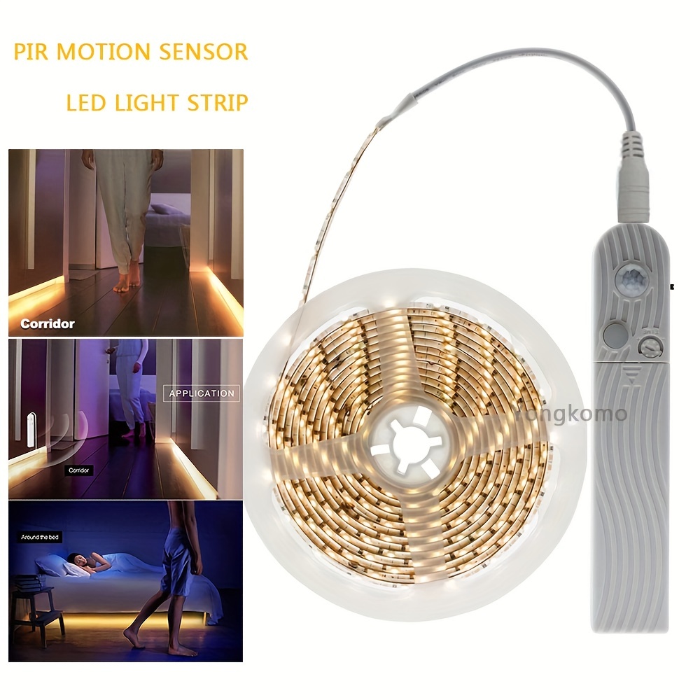 Lumière LED ultra fine sous-meuble, balayage à la main, capteur de  mouvement, marche/arrêt automatique