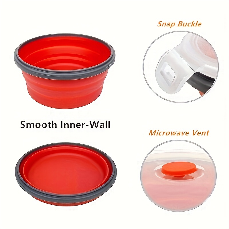 Collapsible Snack Container - Red - The Stationery Store & Authorized FedEx  Ship Centre