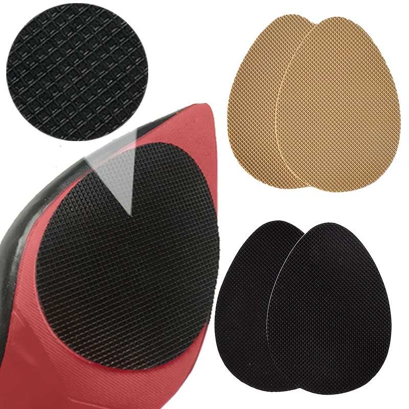  Red Shoe Sole Protector for High Heels, Red Bottom Protectors,  Shoe Grips on Bottom of Shoes,No Slip Shoe Pads, Sole Sticker (2 Pairs Red  Sole Protector + 1 Pair Beige Heel