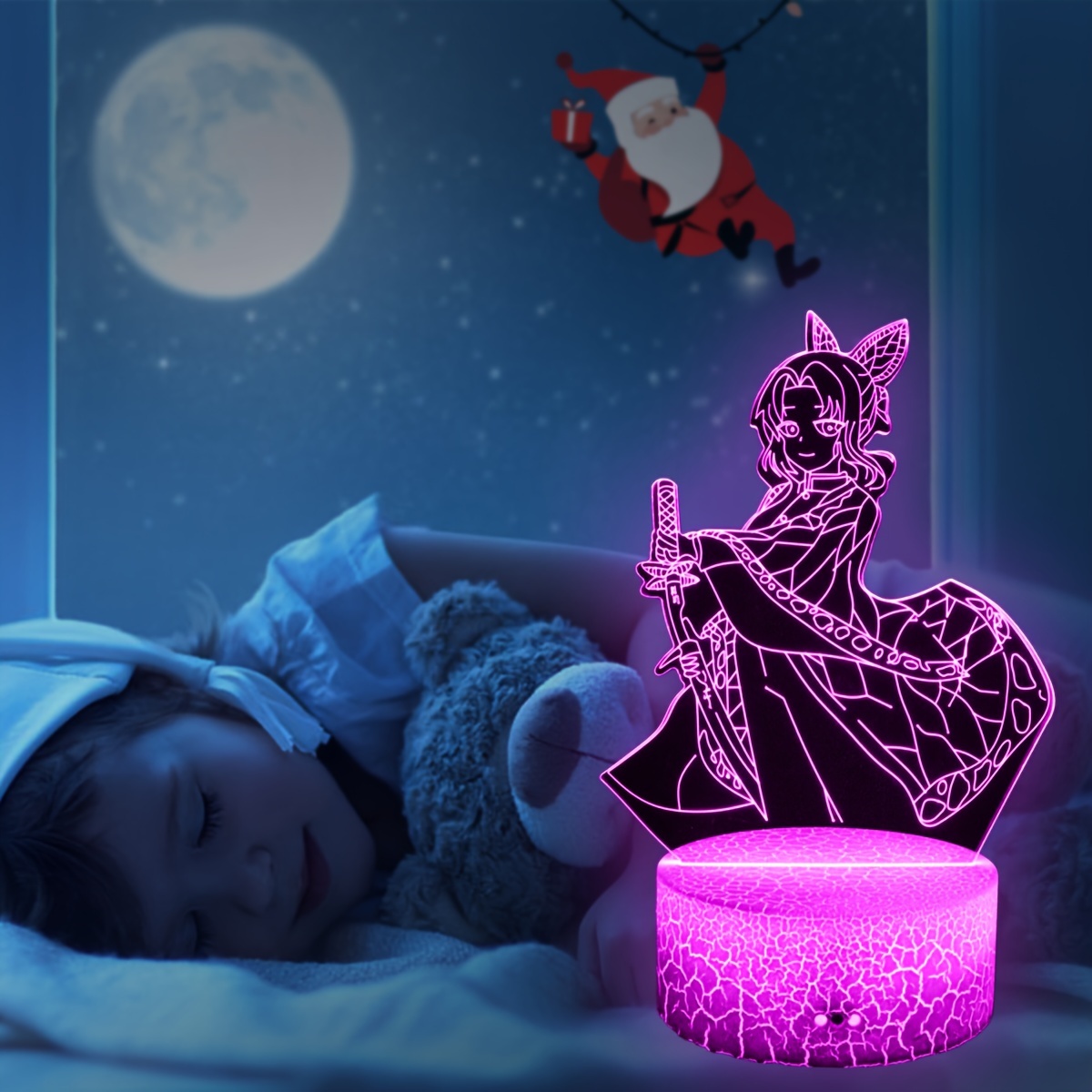 Stitch Light, 16 Color Change with Remote Touch Anime Lamp, LED Night Light  for Kids Toys, Birthday Gifts, Room Decor 
