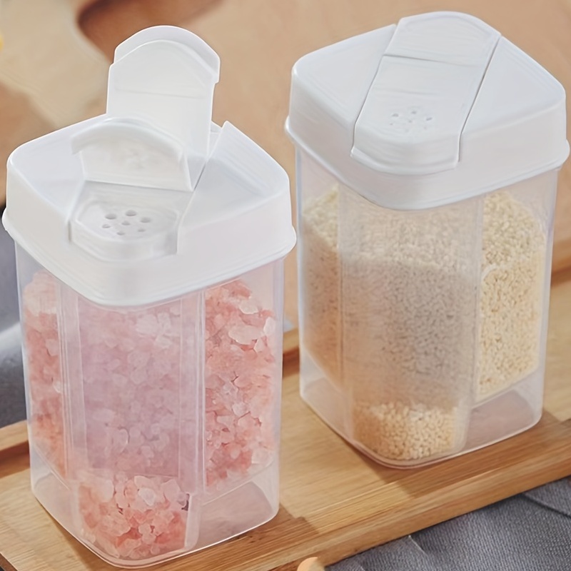 Clear Plastic Spice Shaker Jars With Lids Perfect - Temu