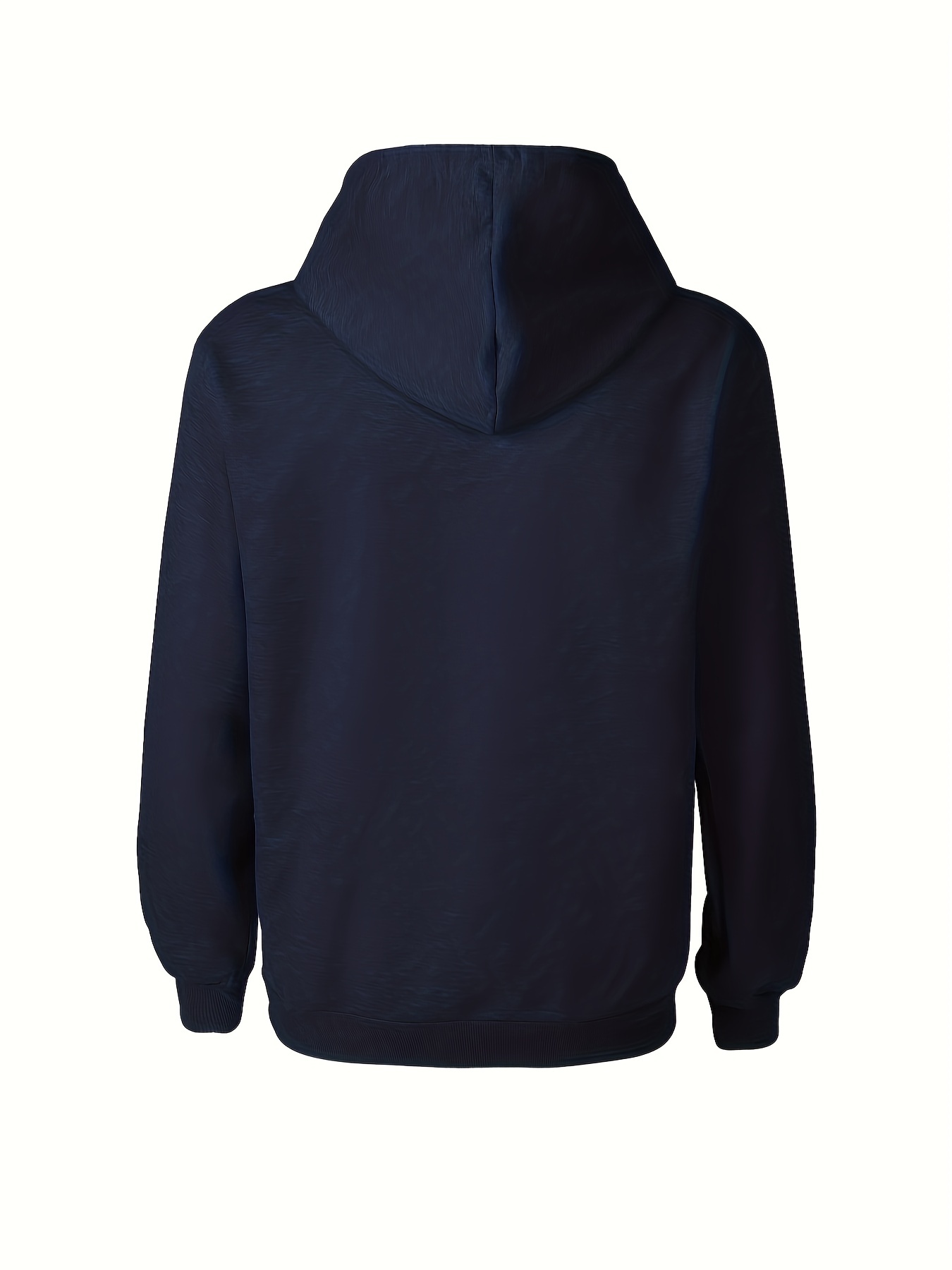 Men's Fishing Print Hoodie Stretch Hooded Sweatshirt Pullover Top