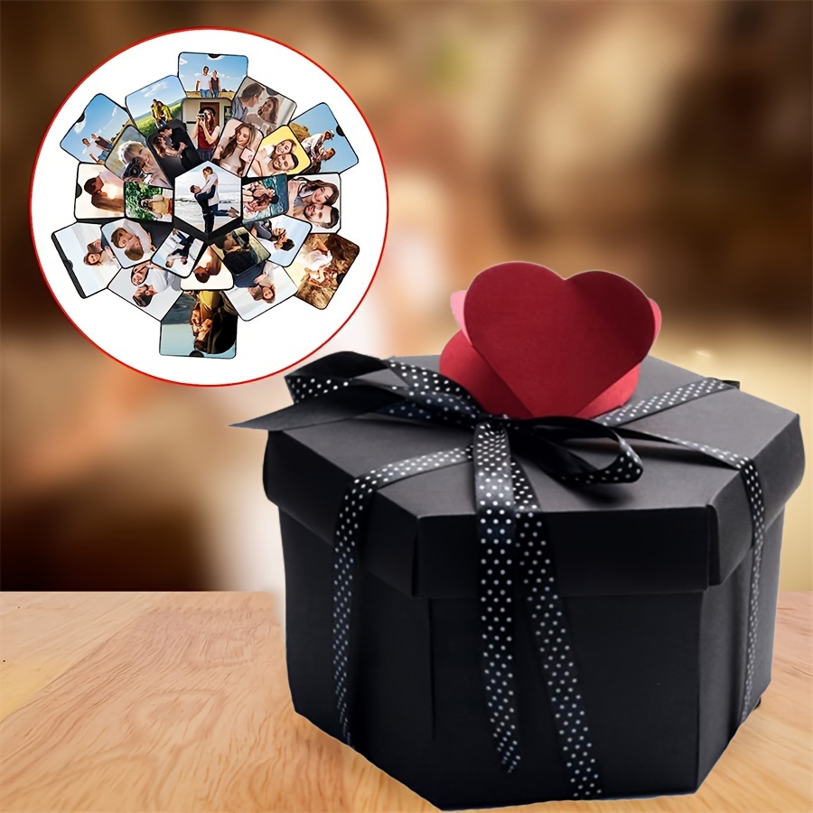 Explosion Box Diy Explosion Gift Box With 6 Faces Main Part - Temu
