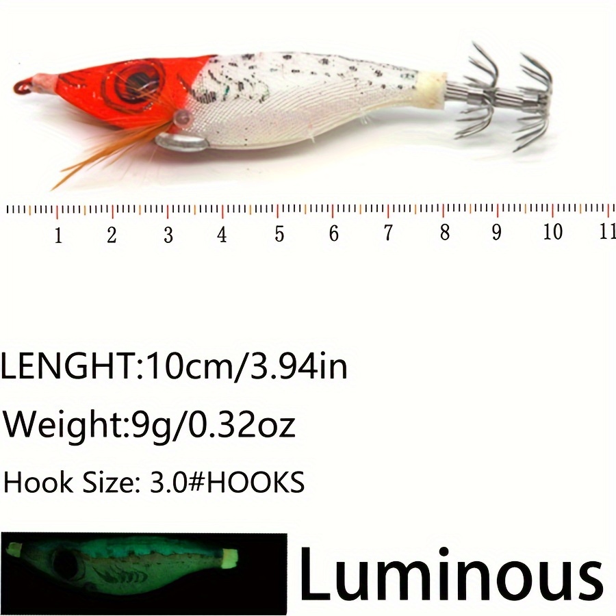 Squid Jig Hook Octopus Cuttlefish Jigging Artificial Hard - Temu