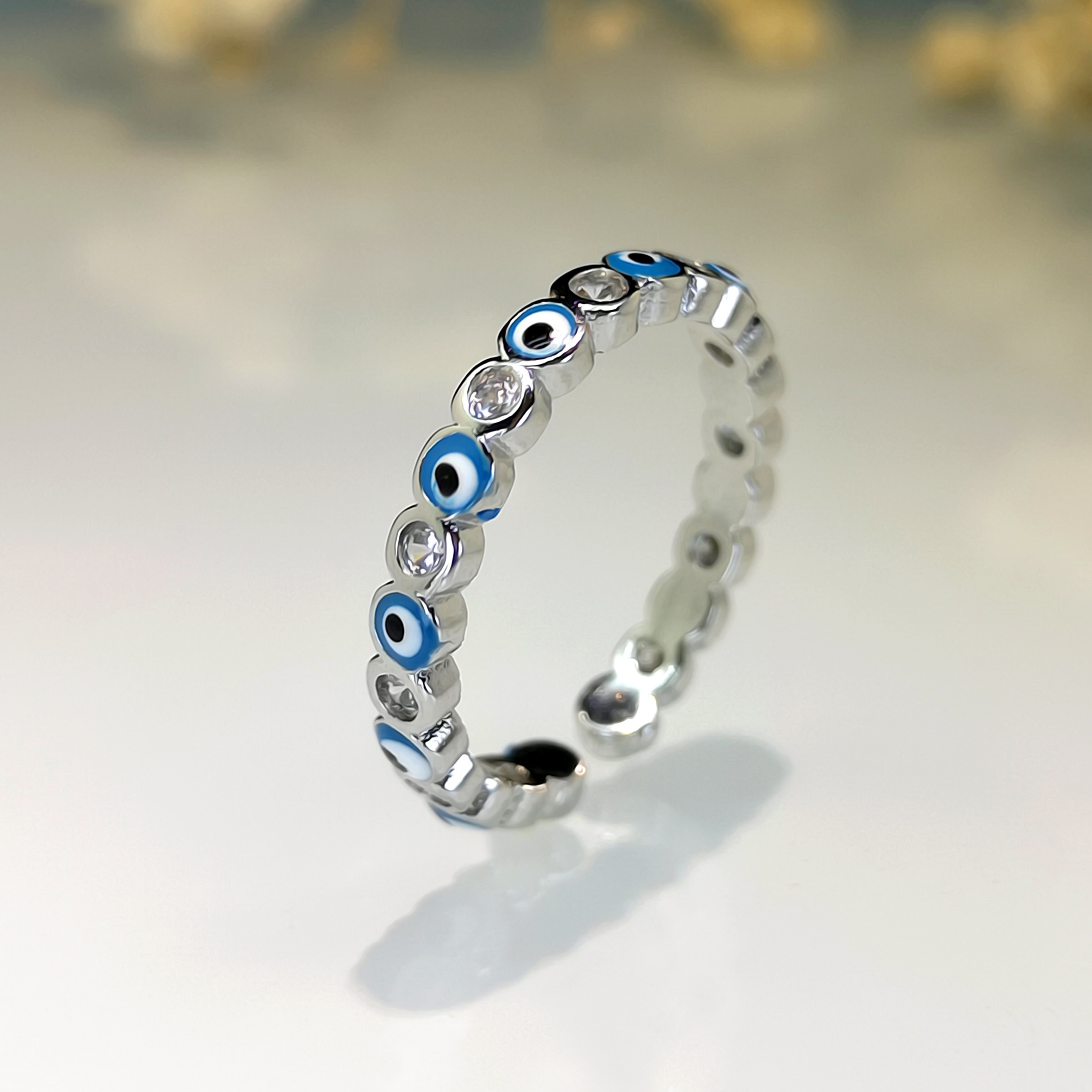 Creative Evil Eye Men's Ring, Birthday Gift