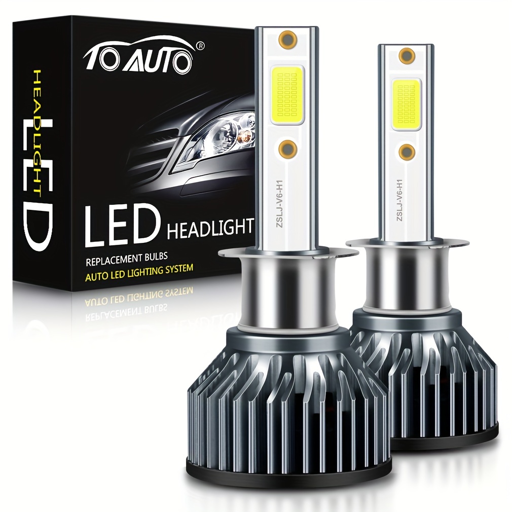 Led H7 H4 Car Headlights C6 Light Bulbs H1 H8 H9 H11 - Temu