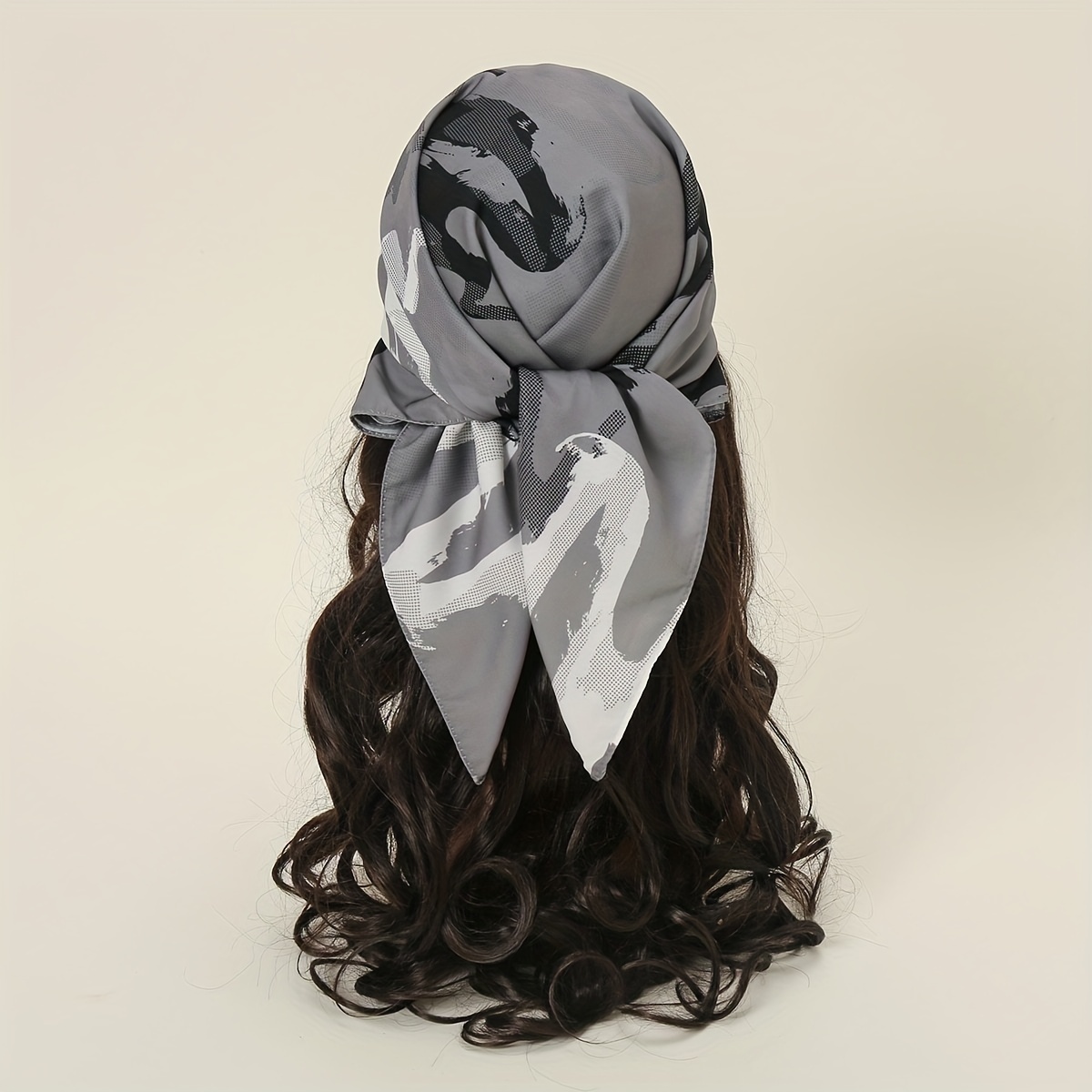 Boho Animal Pattern Square Scarf 70 Thin Sunscreen Headscarf Casual Neck Scarf