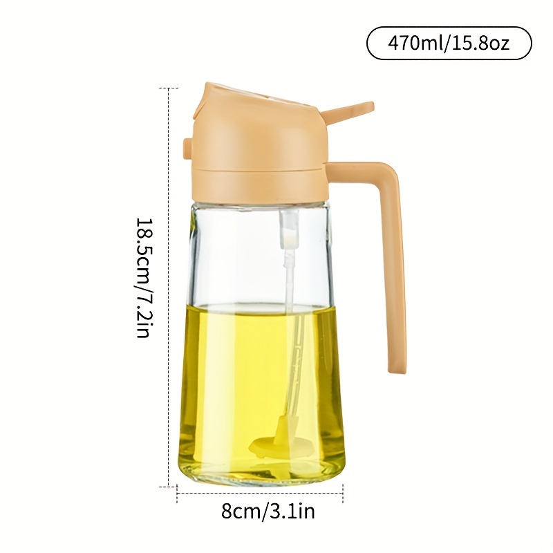 Dispensador de aceite en aerosol Barbacoa Botella de aceite de vidrio spray  para aceite Salsa de soja Vinagre Pulverizador Condimento Botella  Accesorios de cocina Nuevo Ns2
