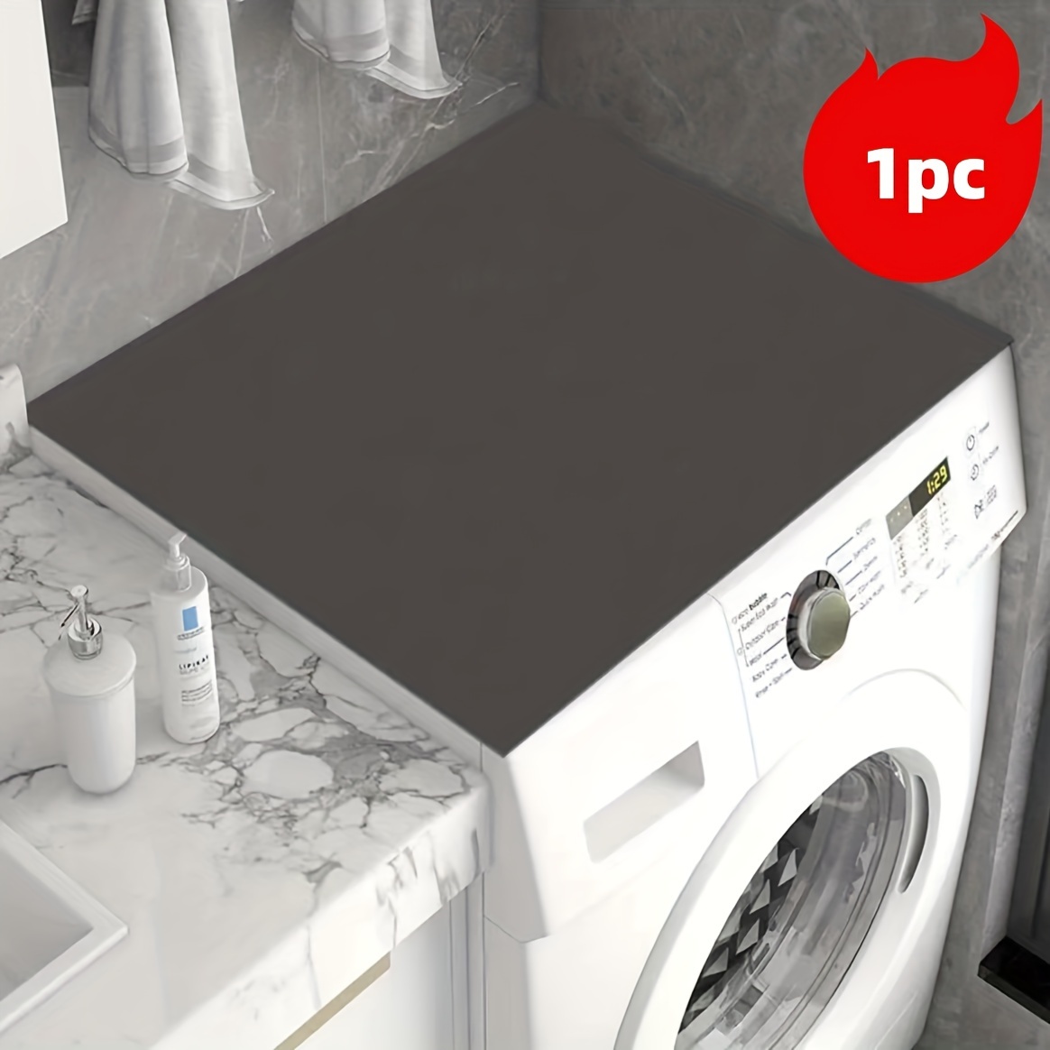 Non-Skid Silicone Washer Dryer Mat 2 Size Washing Machine Dryer