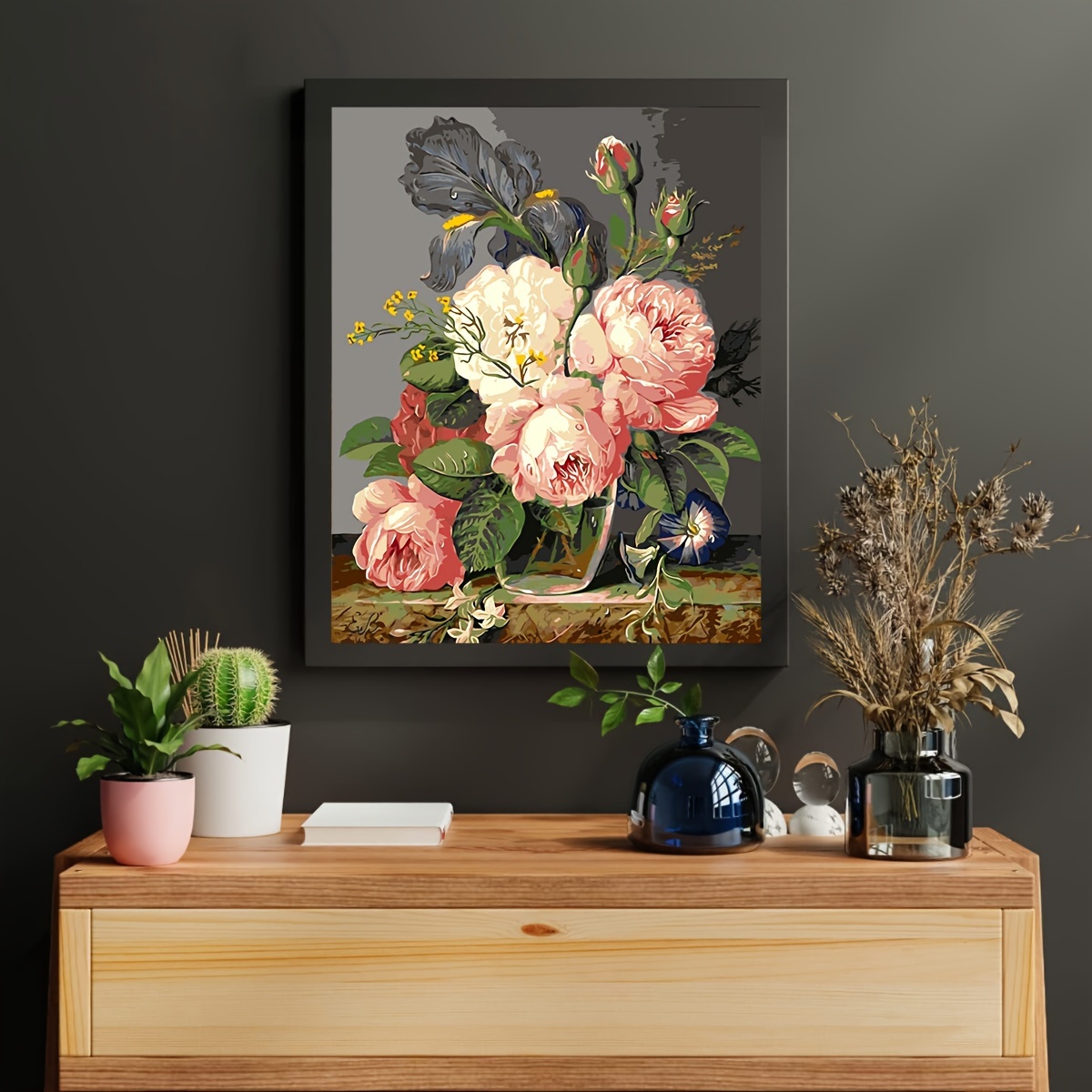 Flowers Diy Digital Canvas Painting