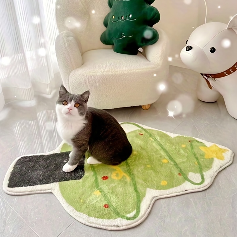 Cute Cartoon Cat Bedside Carpet Plush Mats For Children's - Temu