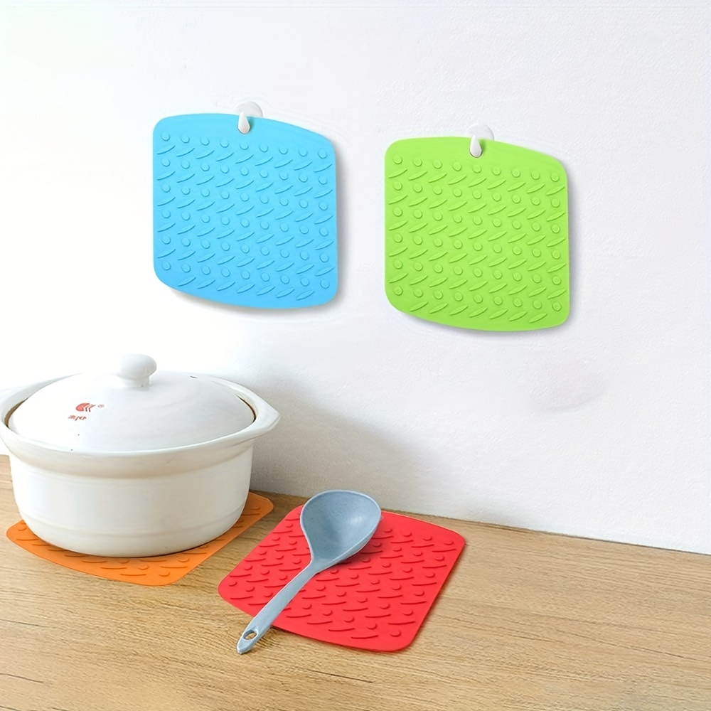 Silicone Drying Mat, Square Floral Pattern Dish Drying Pad, Drain Mat,  Toilet Anti-water Absorption Mat, Kitchen Accessories - Temu