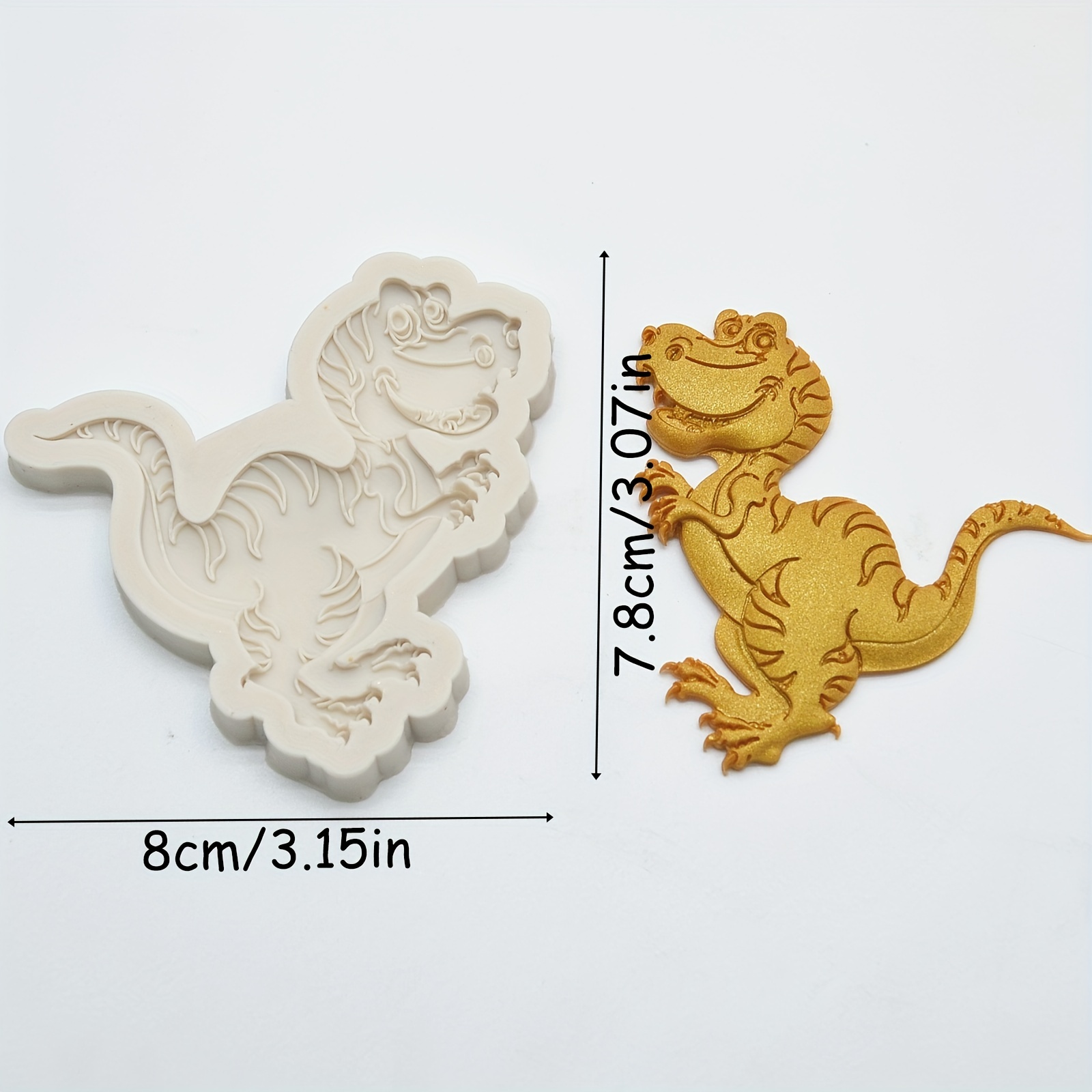 Silicone Mold Dinosaur Silicone Molds For Cartoon Animal - Temu
