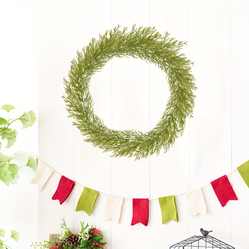 Realistic Christmas Pine Needle Branches For Diy Wreaths And - Temu