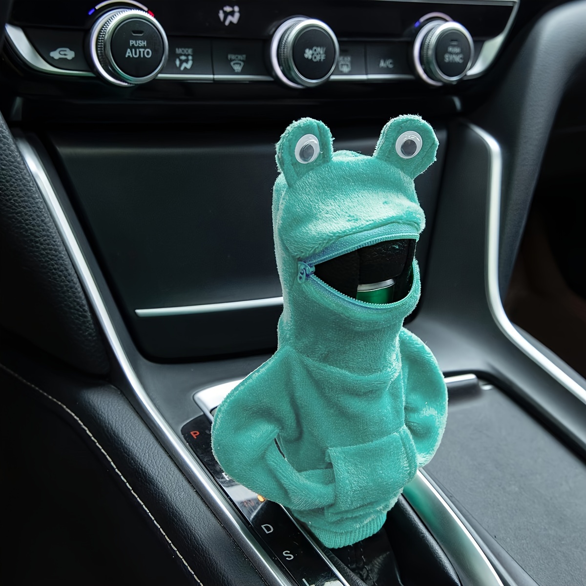 Gear Stick Hoodie Cover,Funny Car Gear Shift Cover,Frog/Shark Gear