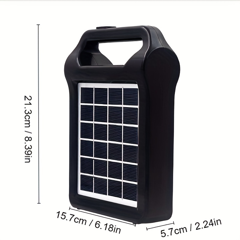 Emergency Preparedness Solar USB Charging Rechargeable 6 LED Light