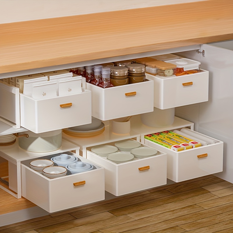 1 Unidad Almacenamiento Cocina Estante Gabinete Material - Temu