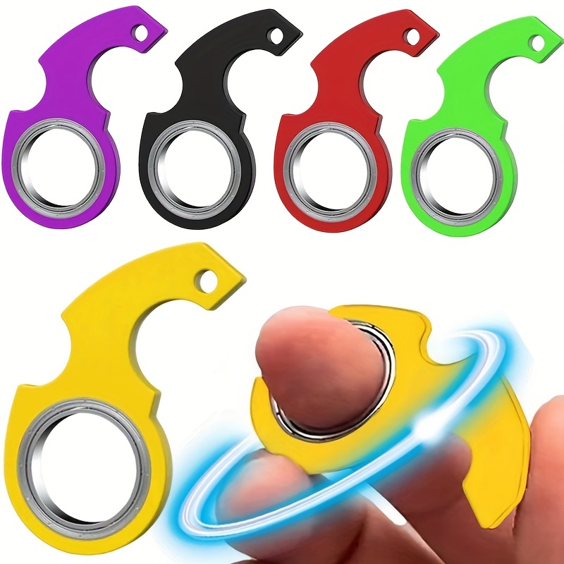 Stress relieving Fidget Spinner Keychain Perfect Anxiety - Temu