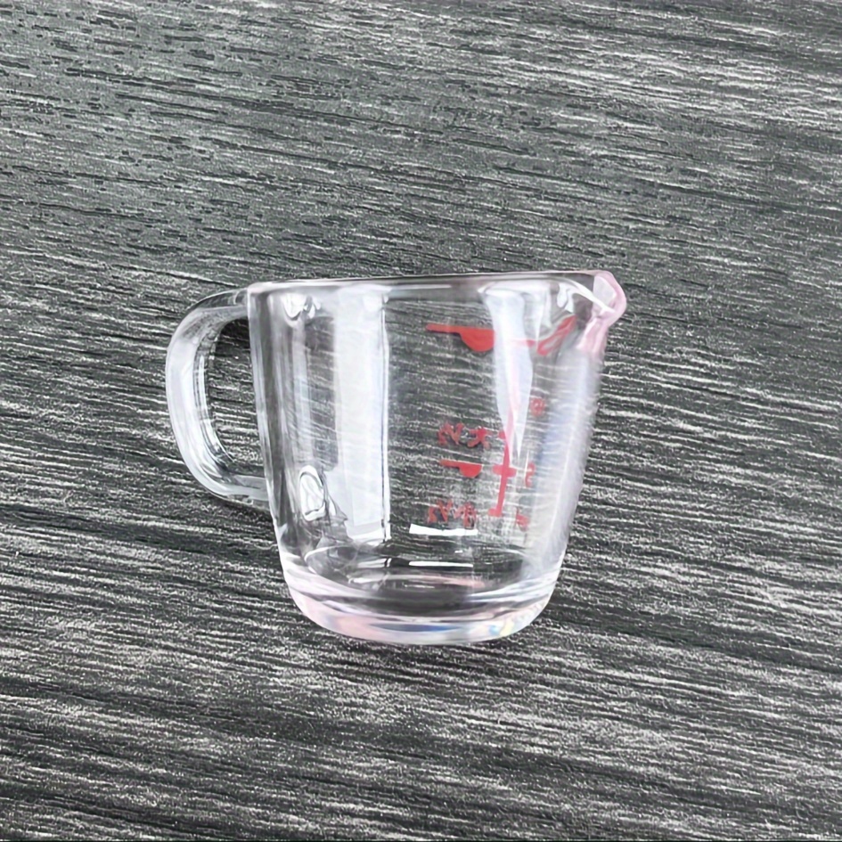 1pc, Mini Measuring Cups, Baking Measuring Cup, Small Milk Jug, Coffee  Measuring Cup, Spout Cup, Milk Frothing Pitcher, Plastic Measuring Cup With  Plu