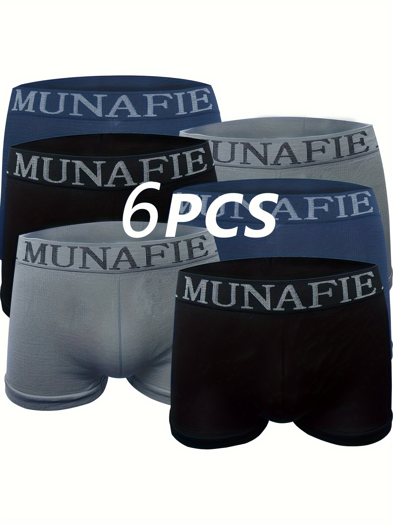 Men Boxer-Briefs Comfortable Underpants Sports Boxer-Briefs High Waist  Underpants 