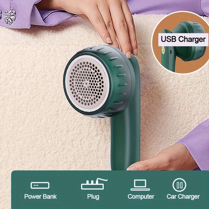 Electric Fabric Shaver Usb Rechargeable Lint Remover Clothes - Temu