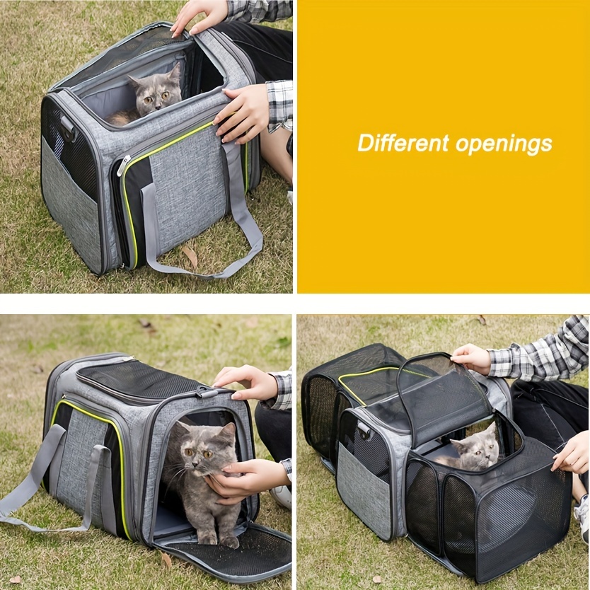 1pc Large Capacity Foldable Pet Bag for Cats and Small Dogs Convenient and Comfortable Pet Carrier for Travel and Outdoor Activities