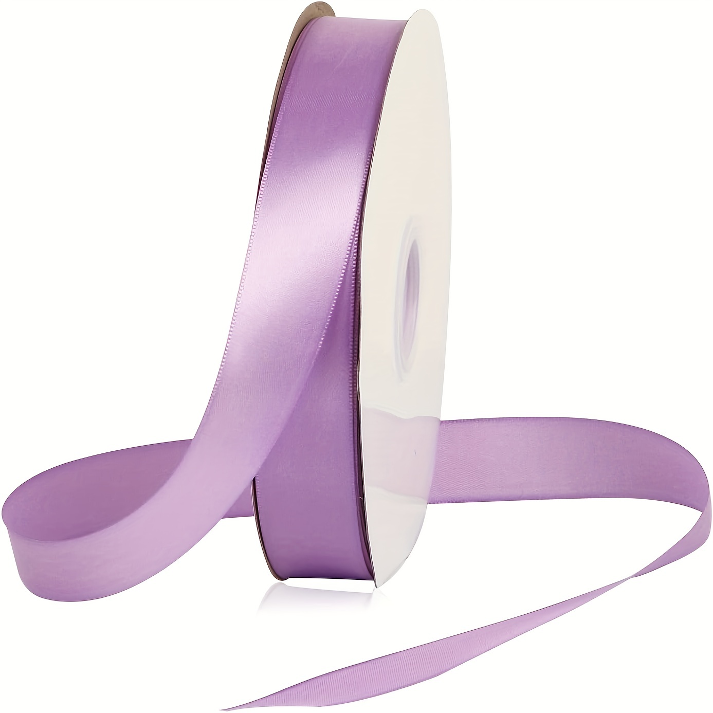 1 1/2 Inch Lavender Polyester Satin Ribbon for Gift Wrapping, 100 Yards  High Density Craft Fabric Ribbon for Wedding, Gift Wrapping, Holiday