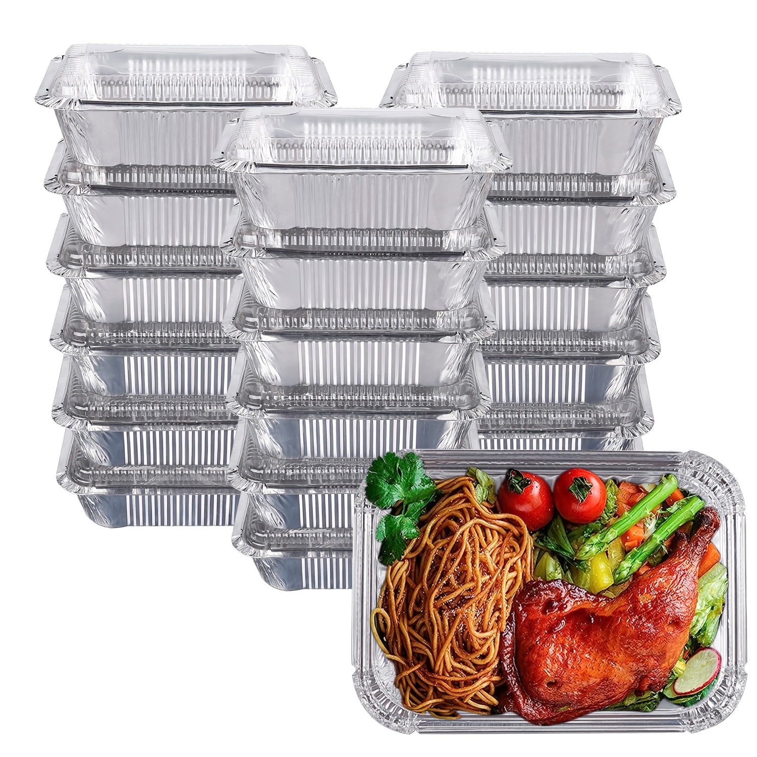 Meal Prep Containers, Microwavable Reusable Containers With Lids For Food  Prepping, Disposable Lunch Boxes, Bpa Free Plastic Boxes, Stackable,  Freezer Dishwasher Safe - Temu