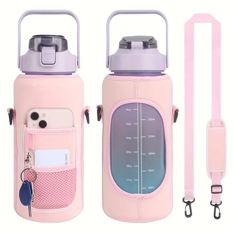 Comprar Accesorios deportivos para acampar, funda para taza de vacío,  cubierta para botella de vidrio, funda para botella de agua