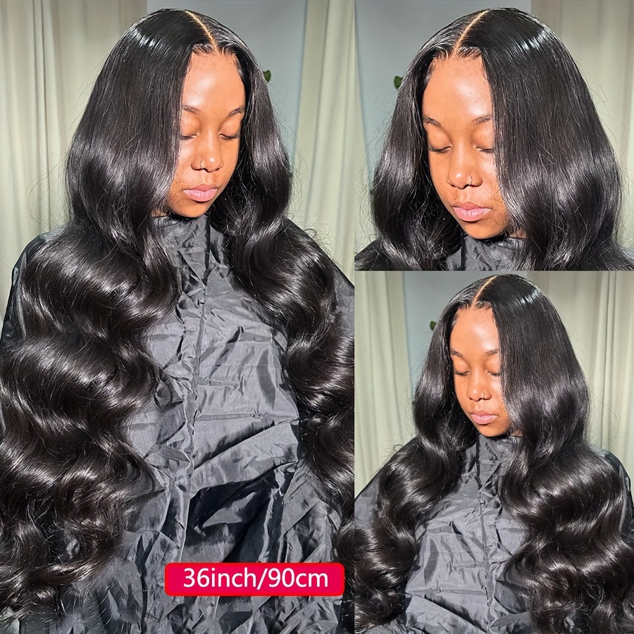 Peruvian Loose Wave Human Hair 4*4 Lace Frontal Wigs Pre-plucked