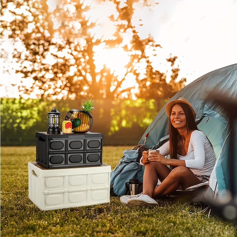 Maximize Your Outdoor Adventure with this Portable Folding Camping Storage  Bin!