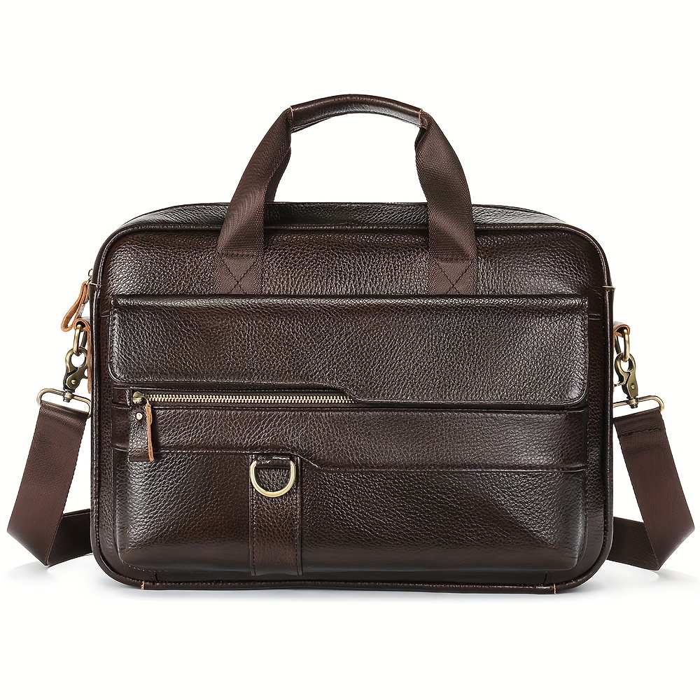 Cowhide briefcase cheap