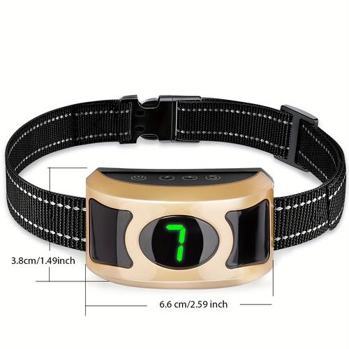 dog bark collar smart bark collar for small medium large dogs with 4 training modes and 7 level sensitivity adjustable rechargeable anti barking collar for dogs with beep vibration shock