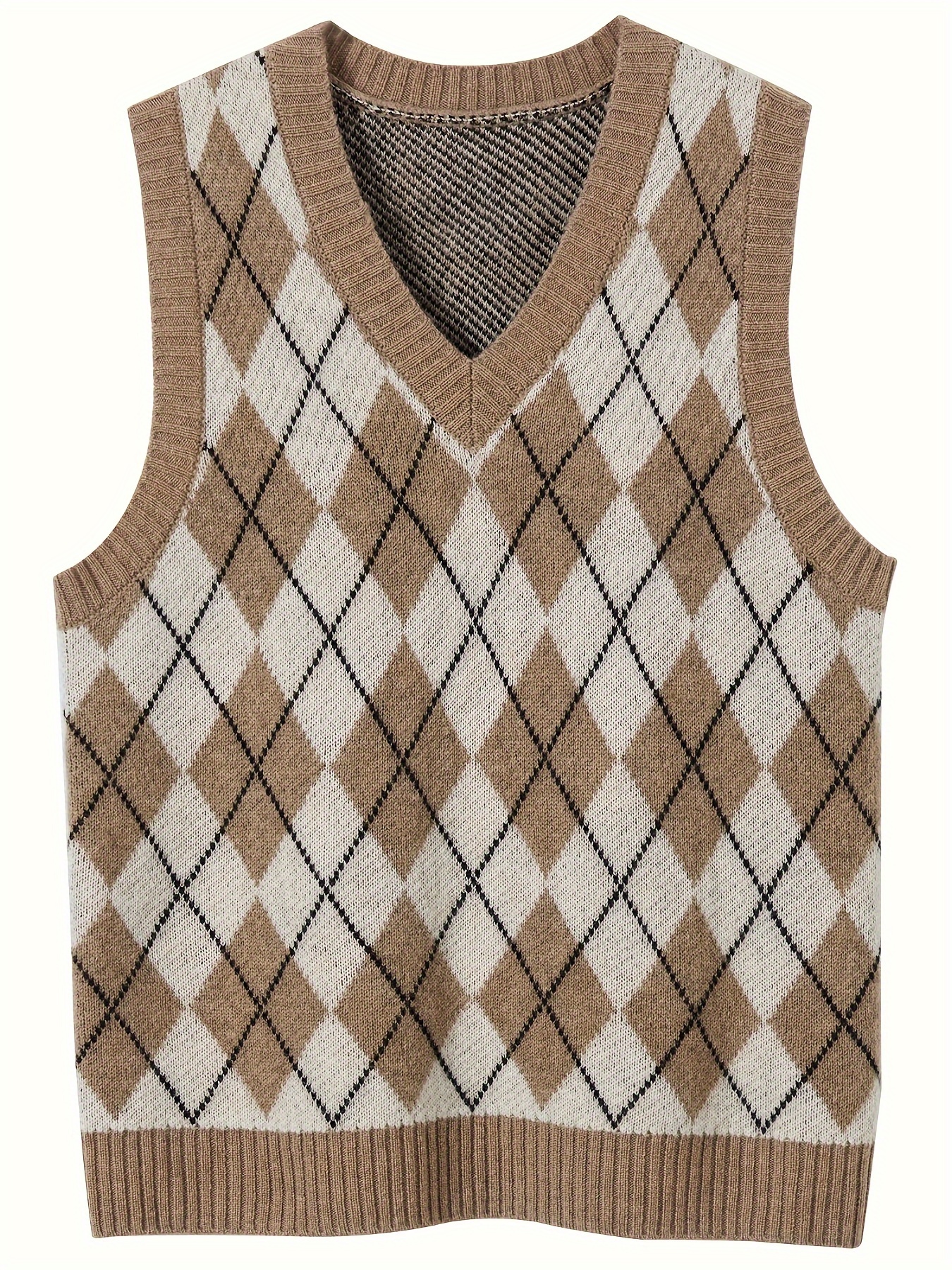 Zentrus - Argyle Sweater Vest